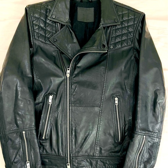 All Saints Other - Black lamb skin all saints jacket